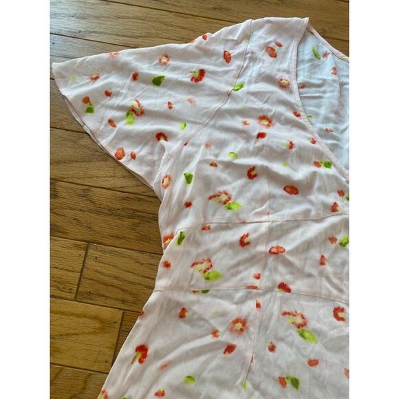 NWOT BP. Women's Plus Size 3X Floral Button-Front Lightweight short dress - Picture 2 of 8